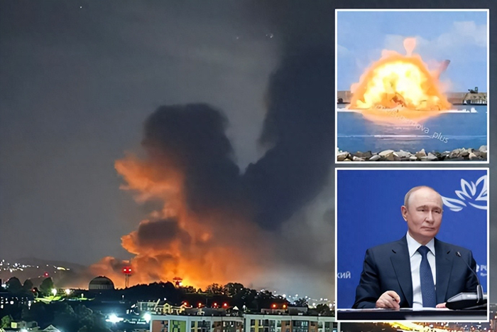 乌无人机突袭索契！普京宫殿附近炼油厂爆炸，度假者深夜逃生